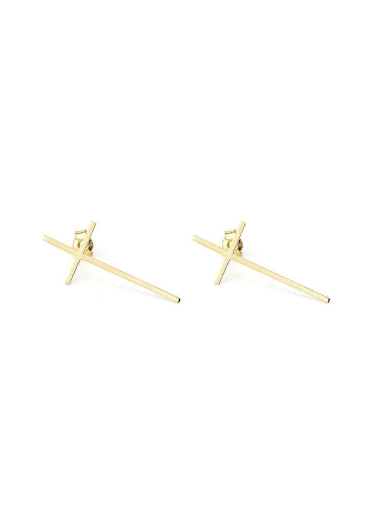 Goldsmith Earrings made of Gold 14K