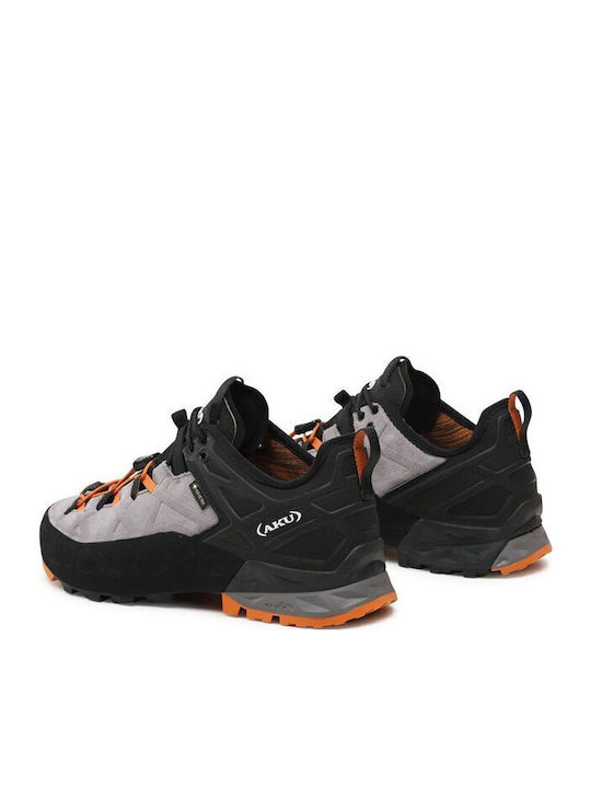 Aku Rock Dfs Men's Waterproof Hiking Shoes With Gore-Tex Membrane Gray