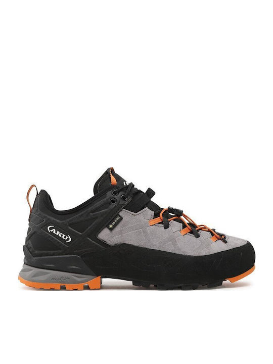 Aku Rock Dfs Men's Waterproof Hiking Shoes With Gore-Tex Membrane Gray