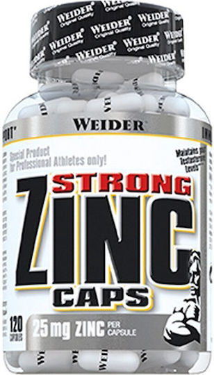 Weider Zinc Strong 25mg 120 κάψουλες