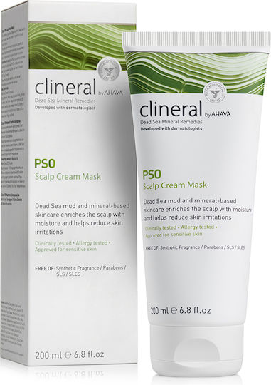 Ahava Pso Masca Cremă Pentru Scalp Pentru Hidratare 200ml