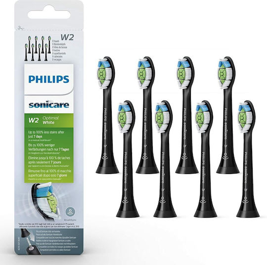 Philips Sonicare W2 Optimal White Ανταλλακτικά για Standard Black HX6068/13 8τμχ
