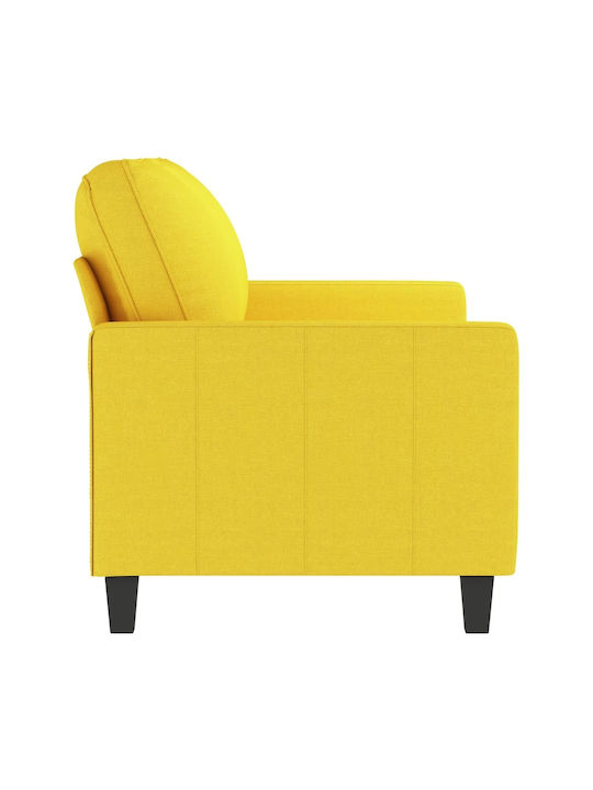 Canapea Cu Două Locuri Galben Deschis 158x77x80cm