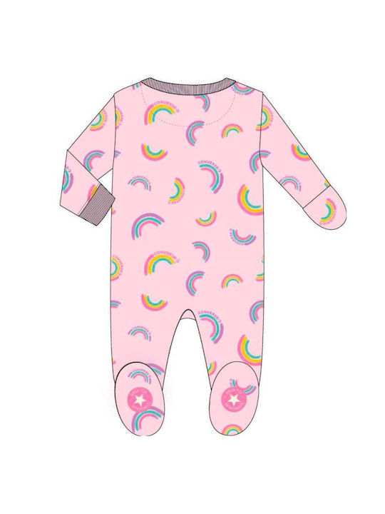 Converse Baby Bodysuit Set Pink foam