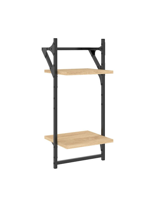 Regale Wand Sonoma Oak 2Stück 30x25x65cm