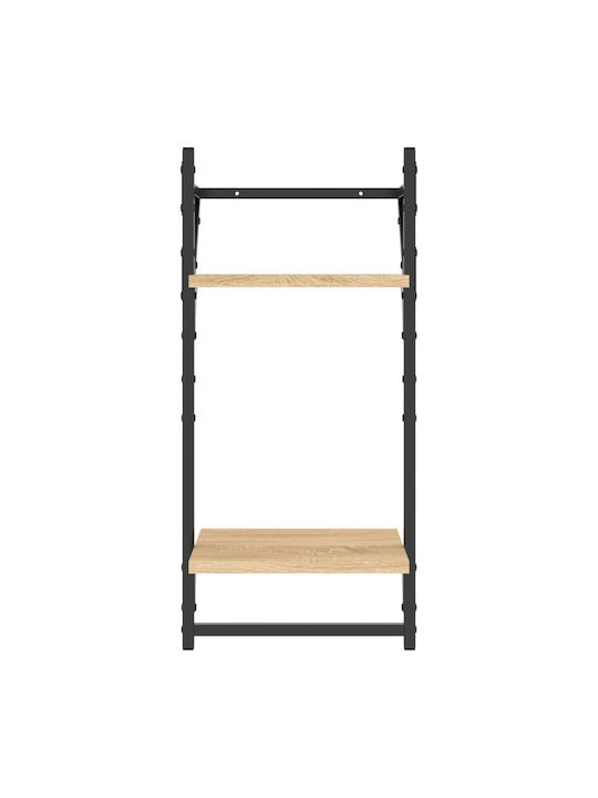 Regale Wand Sonoma Oak 2Stück 30x25x65cm