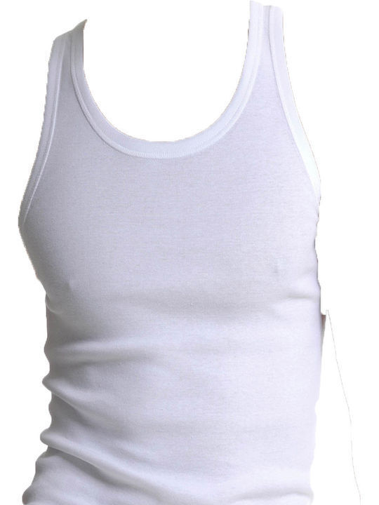 Helios 80902 Men's Undershirt Sleeveless in White Color