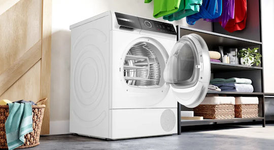 Bosch Serie 8 Στεγνωτήριο 9kg με Αντλία Θερμότητας