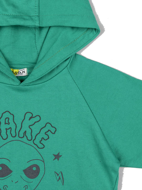 Losan Kids Sweatshirt with Hood Green