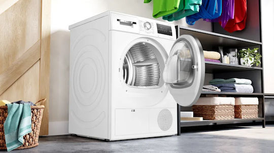 Bosch Serie 4 Στεγνωτήριο 8kg με Αντλία Θερμότητας