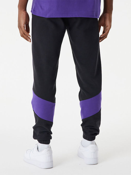 New Era La Lakers Men's Sweatpants with Rubber Black