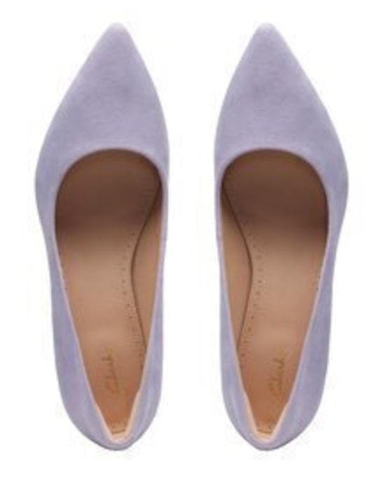 Violet55 Rae Suede Γόβες Μωβ