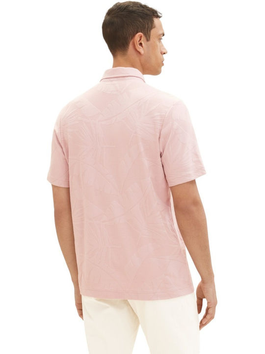 Tom Tailor Men's Shirt Long Sleeve Pink