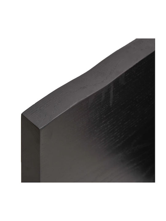 vidaXL Bürotischoberfläche aus Massivholz Dark Grey 60x40x4cm 3156408 1Stück