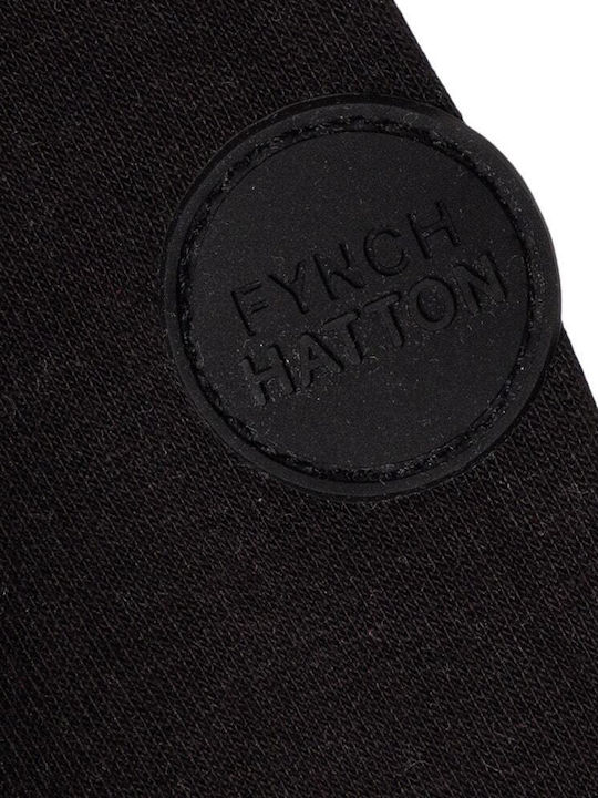 Fynch Hatton Men's Knitted Cardigan BLACK