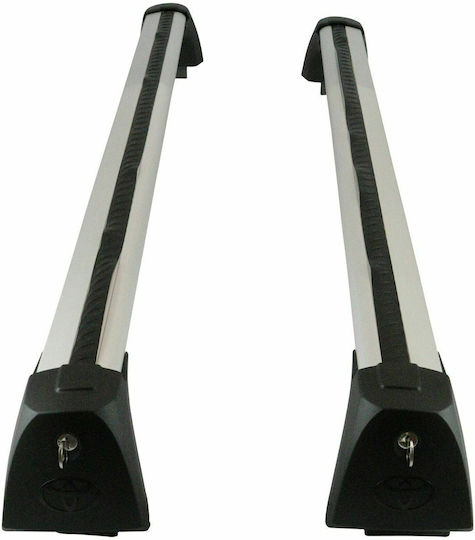 Toyota 2018-2022 (with Roof Rack Legs and Lock) Silver