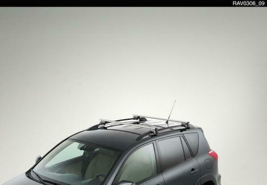 Toyota 2008-2010 (with Roof Rack Legs and Lock) Silver
