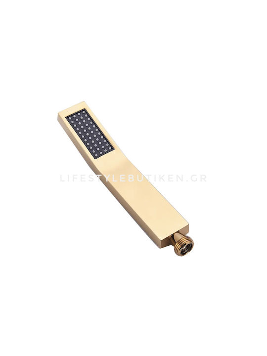 Naron Built-in Mixer, Hand Shower & Shower Head Set for Shower 3 Exits Gold