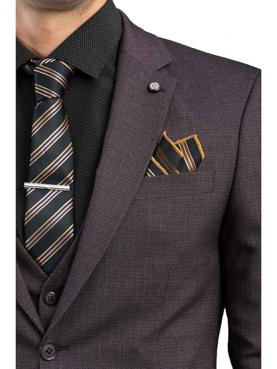 Iarna Costum Bărbați Purple