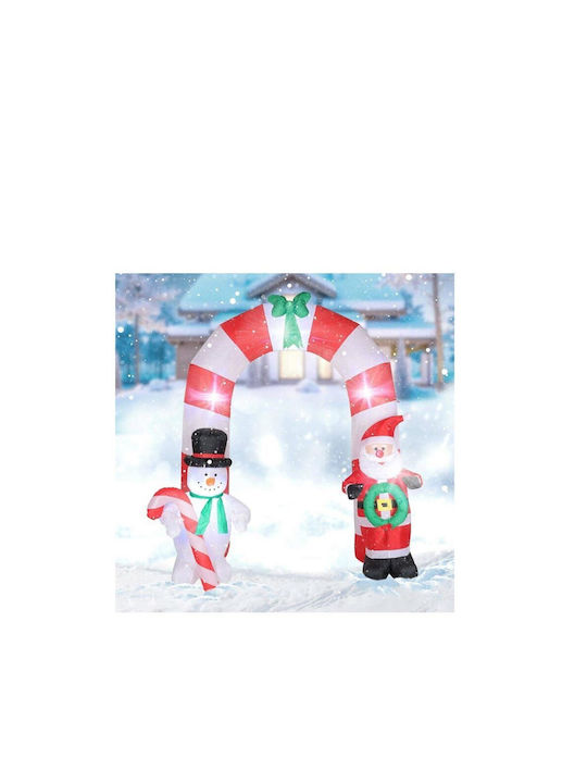 Illuminated Christmas Plastic Figure SNowman Length 3cm