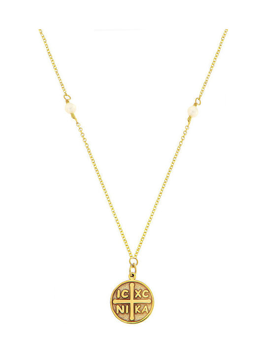 Halskette Konstantin Talisman aus Gold 14K