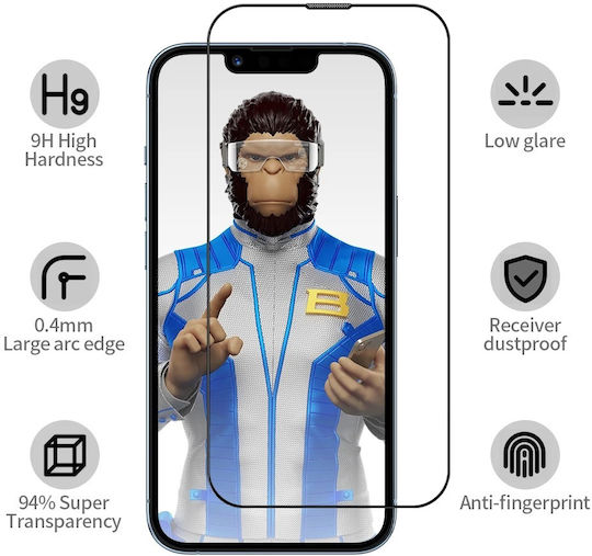 Blueo Mr.monkey 5D Tempered Glass (iPhone 13 Pro Max)