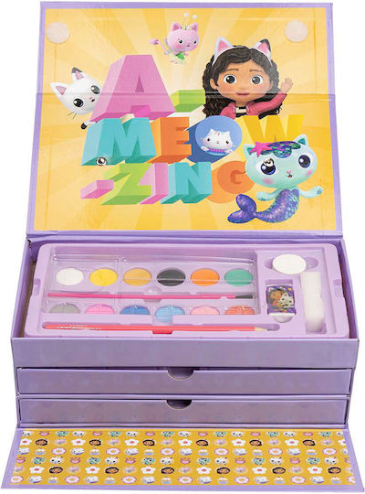 Cerda Gabbys Dolls House Colouring Set 27x13.5cm 42 Pieces