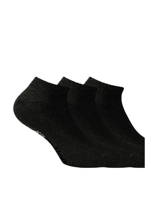 Walk Solid Color Socks Black 3Pack