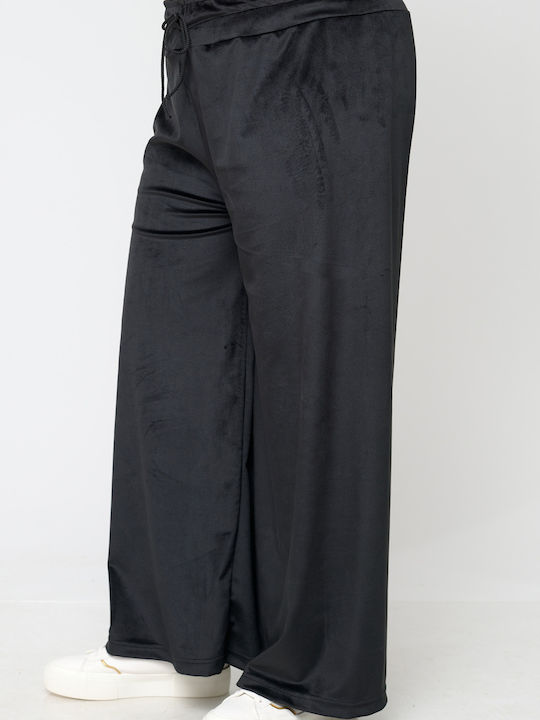 Jucita Women's Sweatpants Black. Velvet