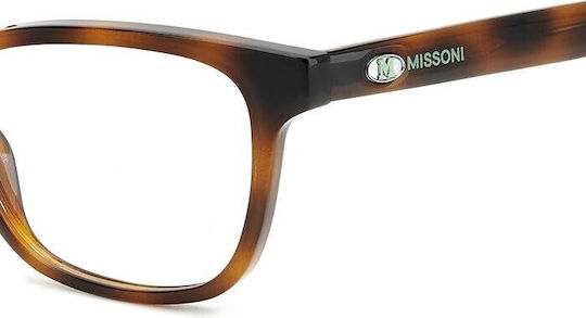Missoni Women's Acetate Brown Prescription Eyeglass Frame MMI 0160 086