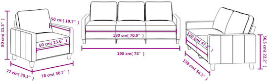 Set de Sufragerie 3 Scaune & 2 Scaune & Fotoliu