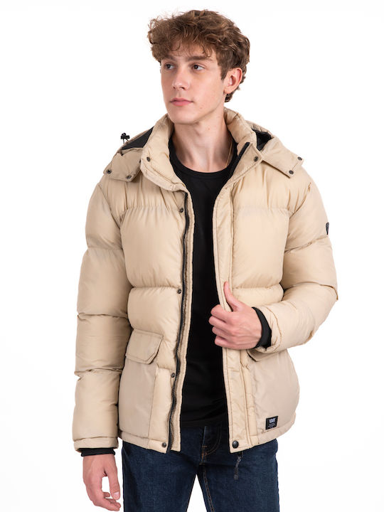 Winter Jacket Puffer Beige
