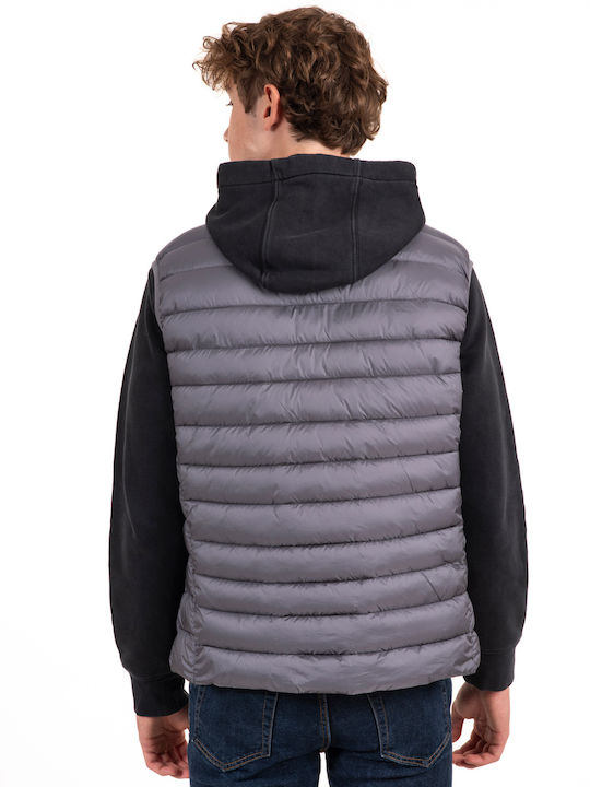 Ärmellos Jacke Wasserdicht und Winddicht Grey