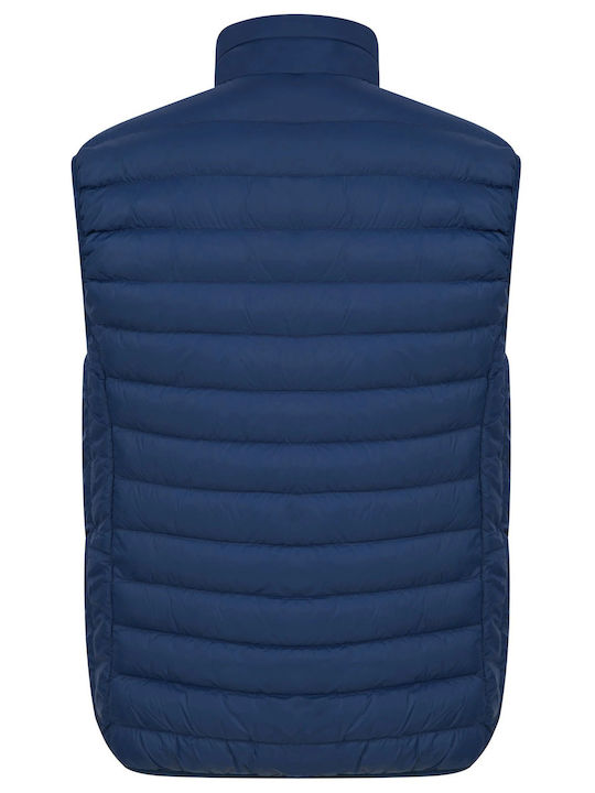 Le Shark Men's Winter Sleeveless Puffer Jacket Sargasso Sea Blue