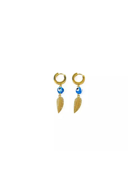 Earrings Hoops made of Steel Gold Plated