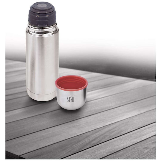 Iris Barcelona Termo Μπουκάλι Θερμός Ανοξείδωτο 350ml Ασημί