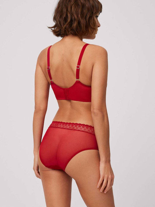 Ysabel Mora Damen Slip Red