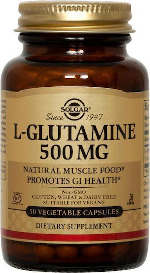 Solgar L-Glutamine 50 Φυτικές Κάψουλες Unflavoured
