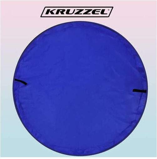 Kruzzel Kinder Spielmatte Faltbar aus Stoff Blau 150cm 1Stück