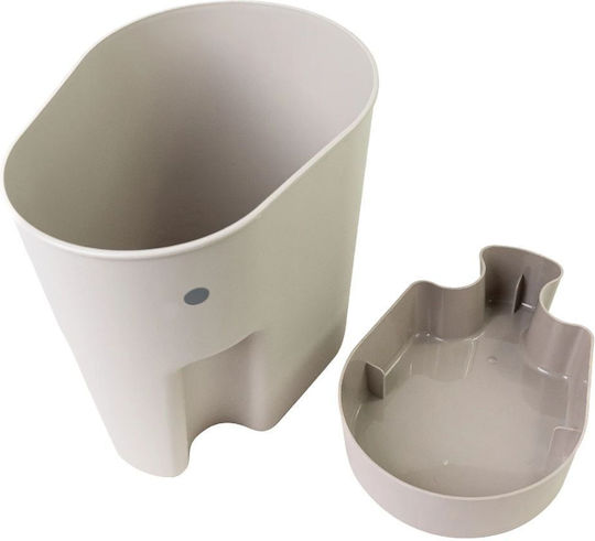 Shnuggle Children's Storage Basket Made of Plastic Grey 25.5x26.5cm