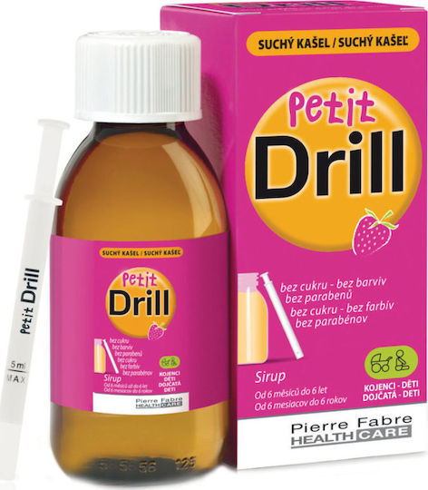 Pierre Fabre Petit Drill Syrup Strawberry 125ml