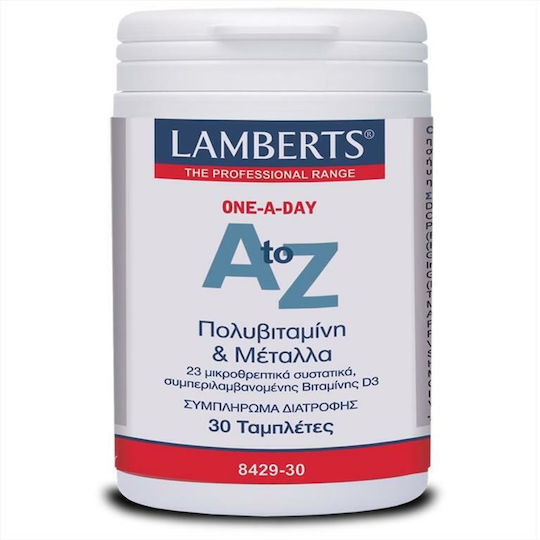 Lamberts A to Z Multivitamins Multivitamin for Energy 30 Tablets