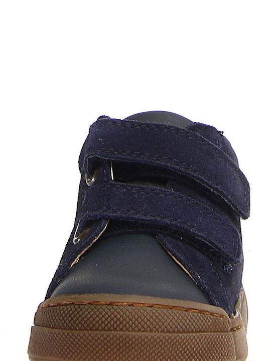 Ghete Pentru Copii Din Suede Cu Închidere Hoop & Loop Albastru Marin