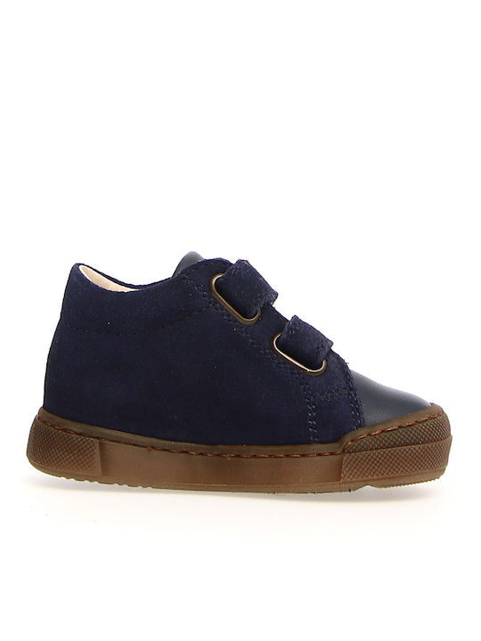 Ghete Pentru Copii Din Suede Cu Închidere Hoop & Loop Albastru Marin