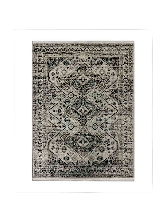 Rug Fireplace Rectangular Vizon Grey