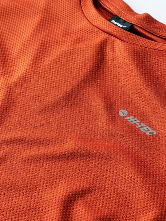 Men's Undershirt Short-sleeved in Orange Color
