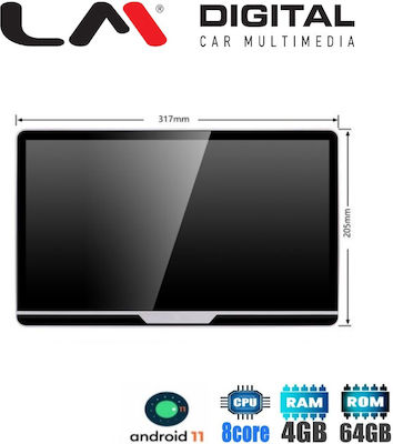 LM Digital Οθόνη Αφής 13.6" για Ταμπλό Αυτοκινήτου Mercedes-Benz X Rover SD με USB