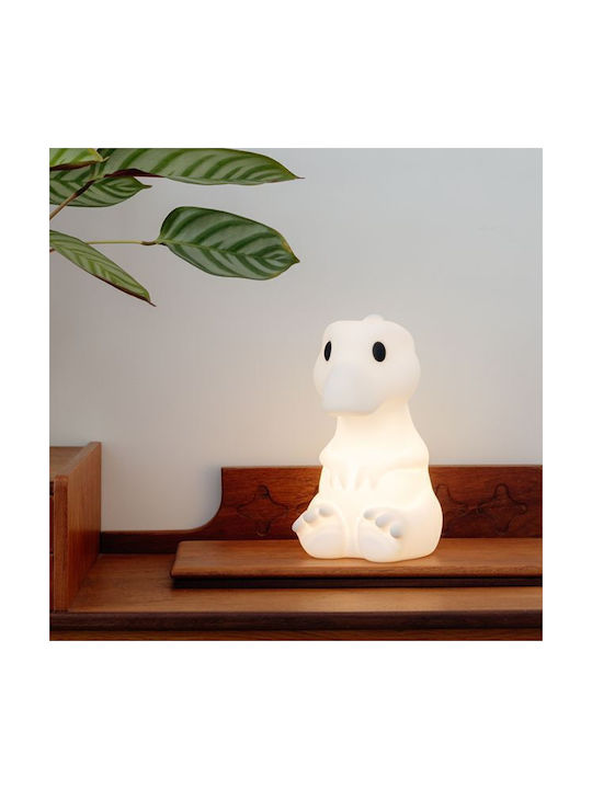 Mr Maria Nursery Night Light LED Dinosaur Rena Usb White Warm