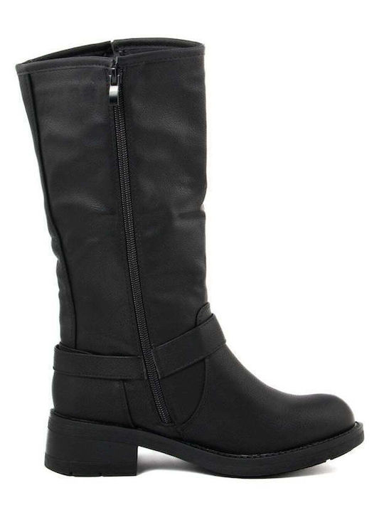 Fashion Attitude Damenstiefel mit Gummizug Schwarz