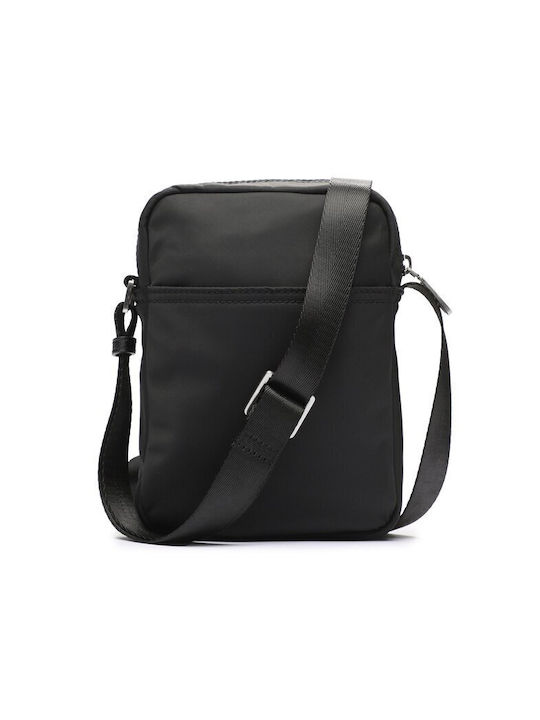 Guess Fabric Shoulder / Crossbody Bag with Zipper & Adjustable Strap Black